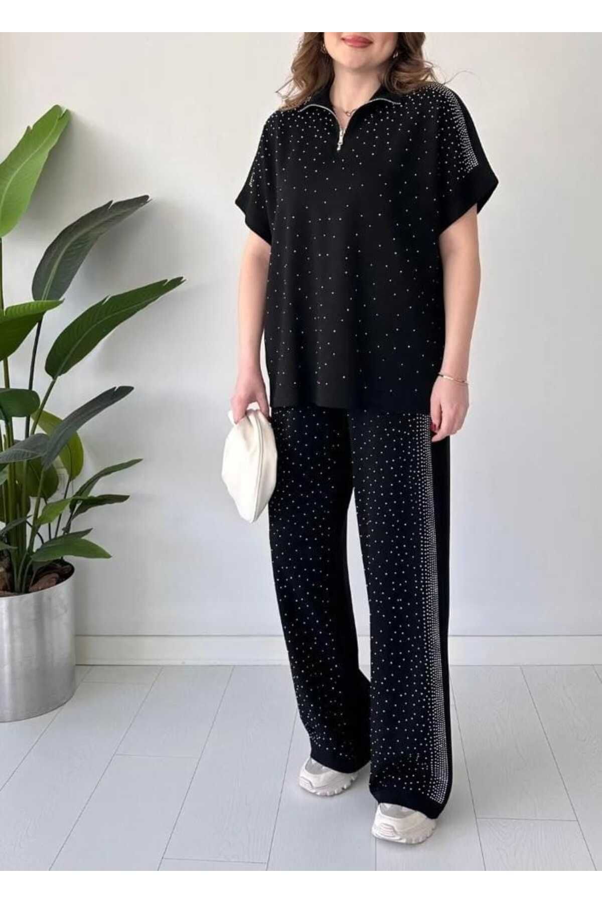 moda paketi Modal Taşlı Takım