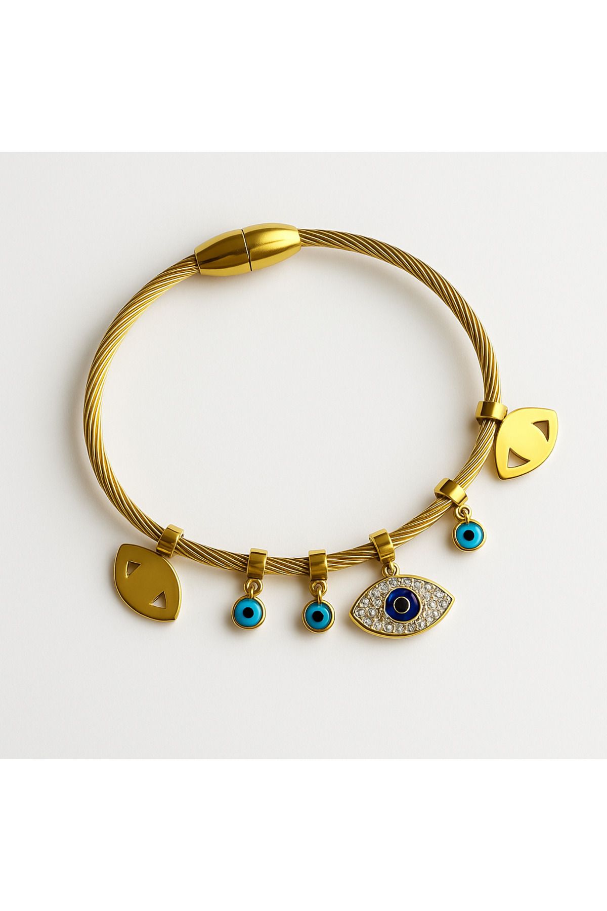 Venus Design Çelik Nazar Göz Charm Bileklik