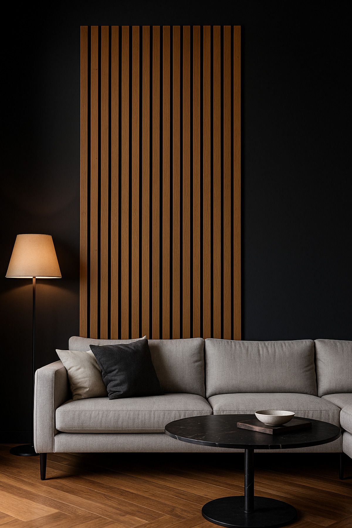 ATS YAPI Bambu Kendinden Yapışkanlı Duvar Çıta – 12 Adet | 240 cm Uzunluk | 18 mm Kalınlık Dekoratif Panel