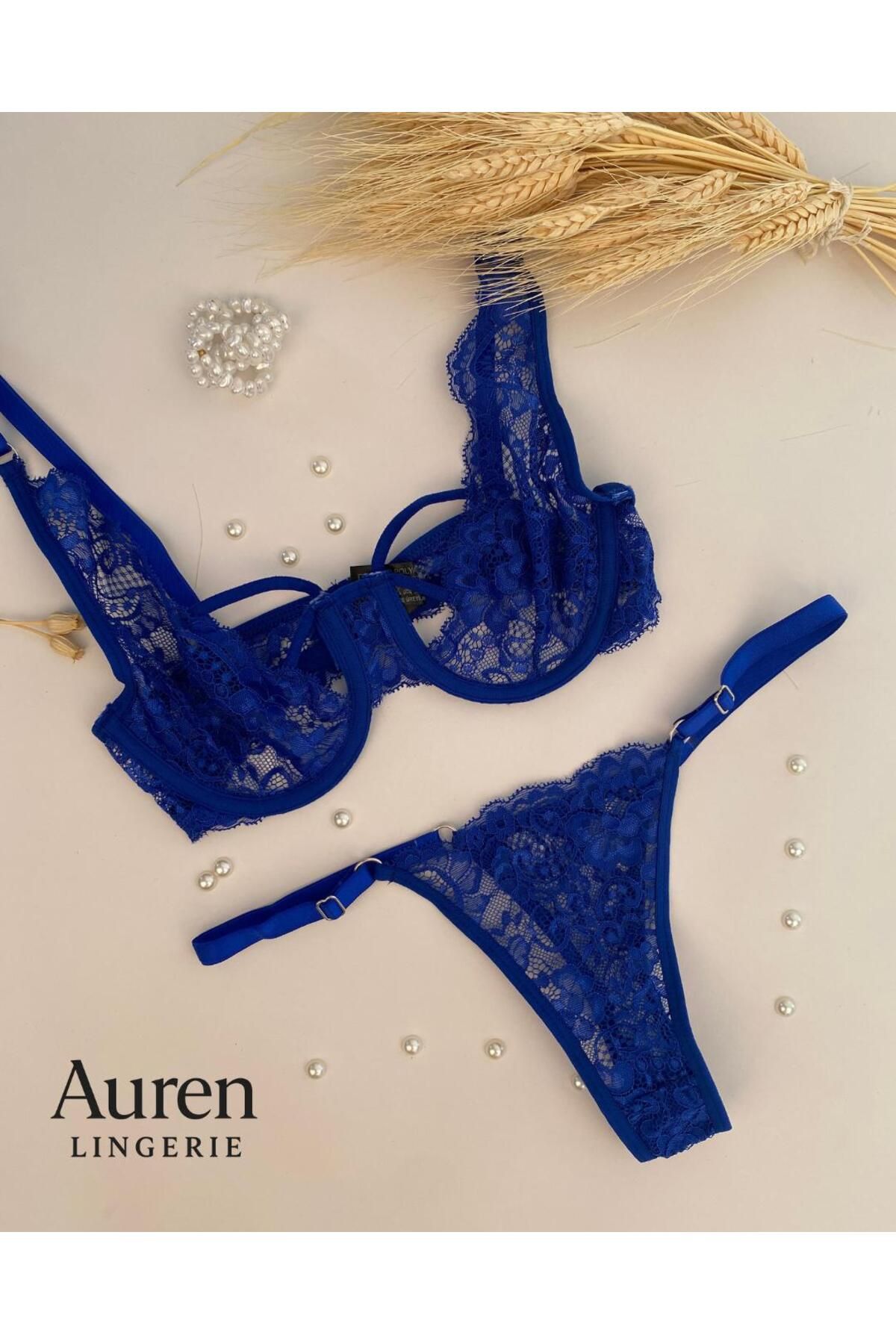 Auren Lingerie Blue Butterfly