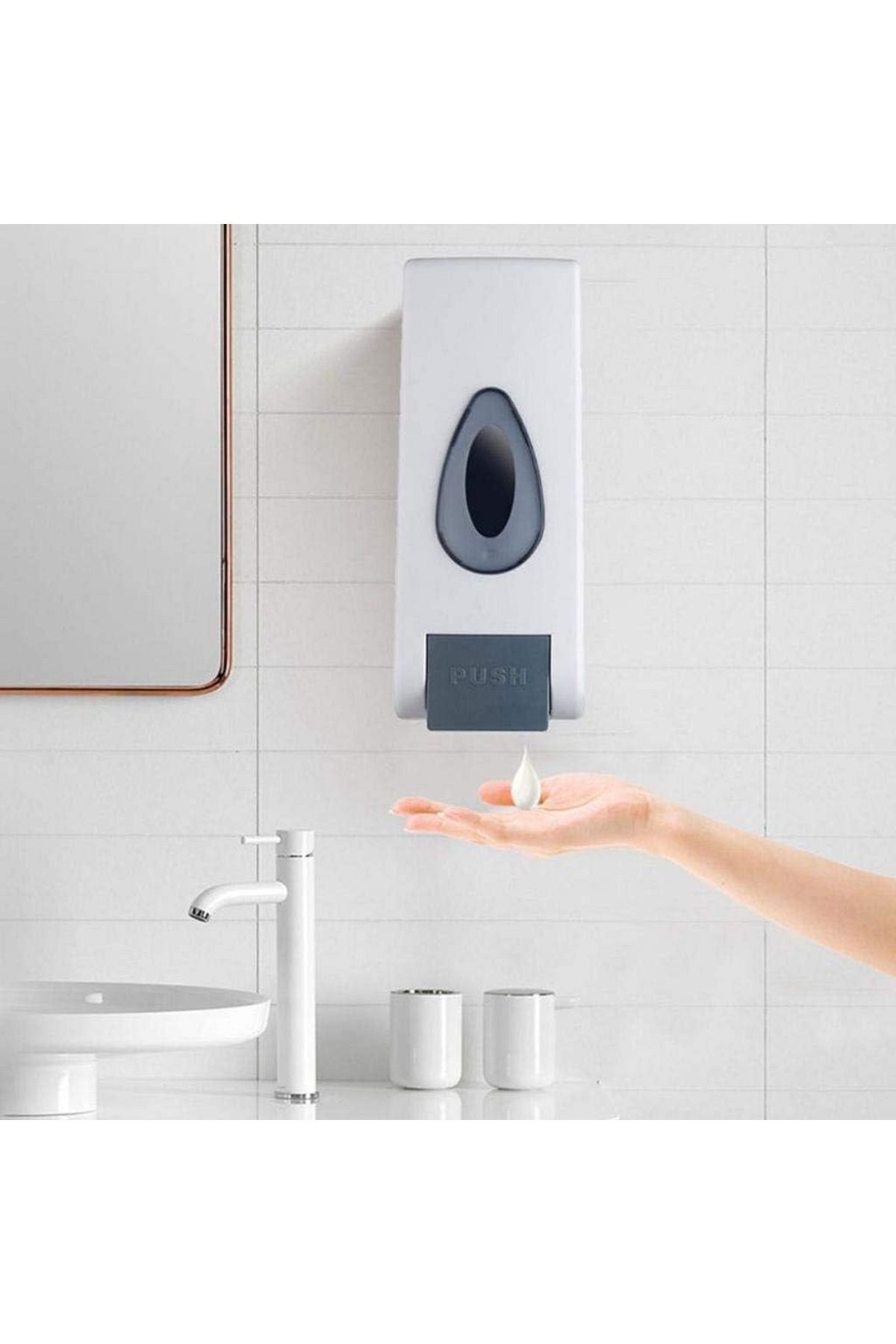 Sea Home 1 Adet 350 ml Duş Şampuan Dispenseri,doldurulabilir Şampuan Ve Saç Kremi Şişeleri M-2572