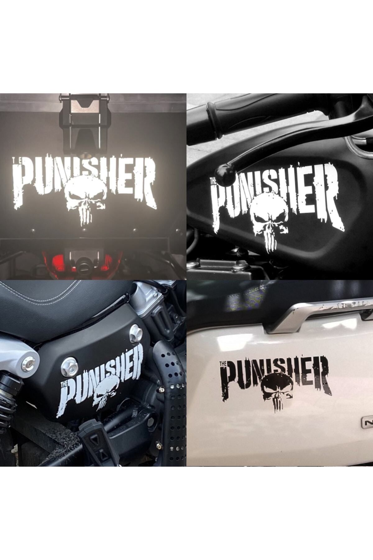MS Major Selection Punisher Yazı 2 Adet Sticker