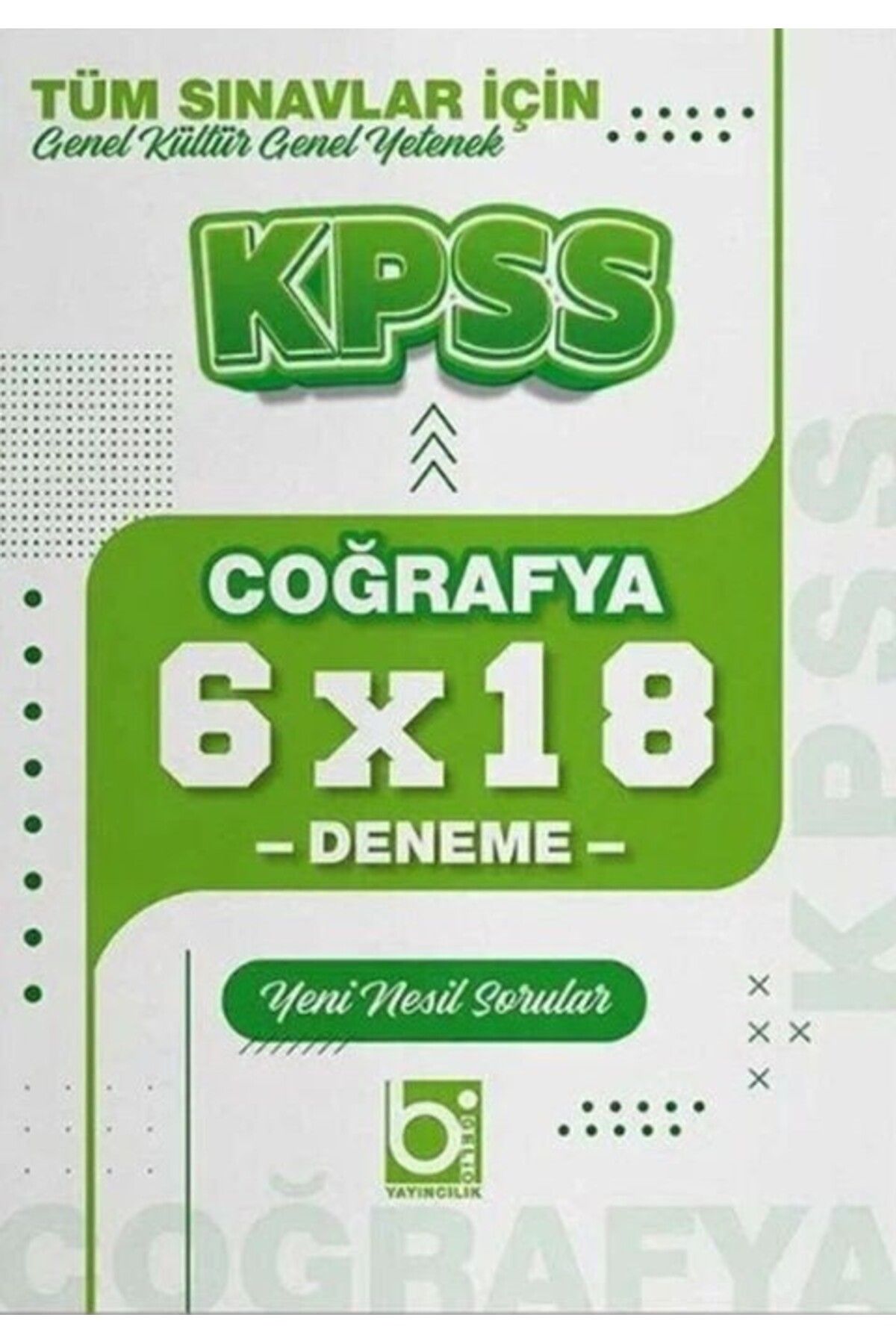 Ankara Kitap Merkezi KPSS Coğrafya 6x18 Deneme Bigelio Yayıncılık