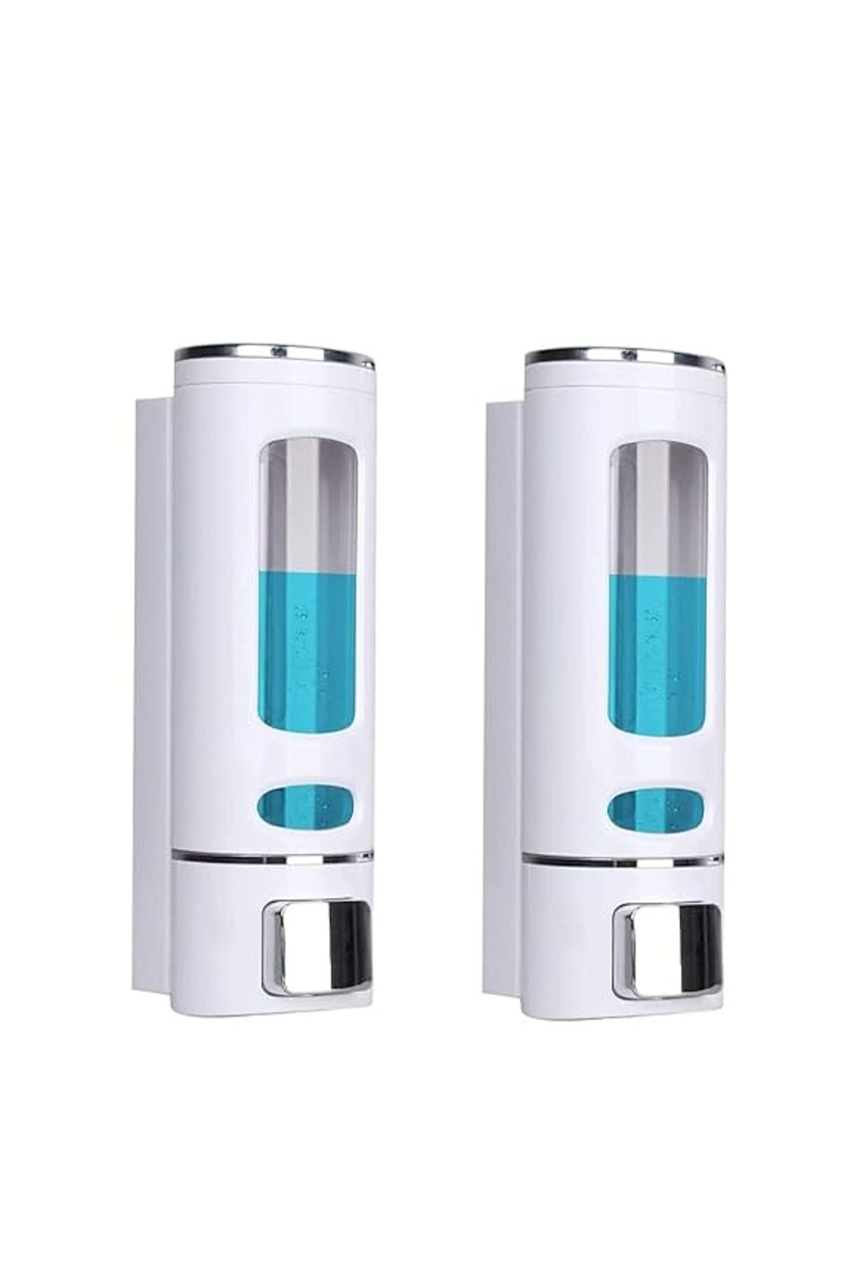Sea Home 2 ADET BEYAZ 400 ml Duvara Monte Manuel Sabunluk Sıvı Lavabo Sabunluk El Sabunu