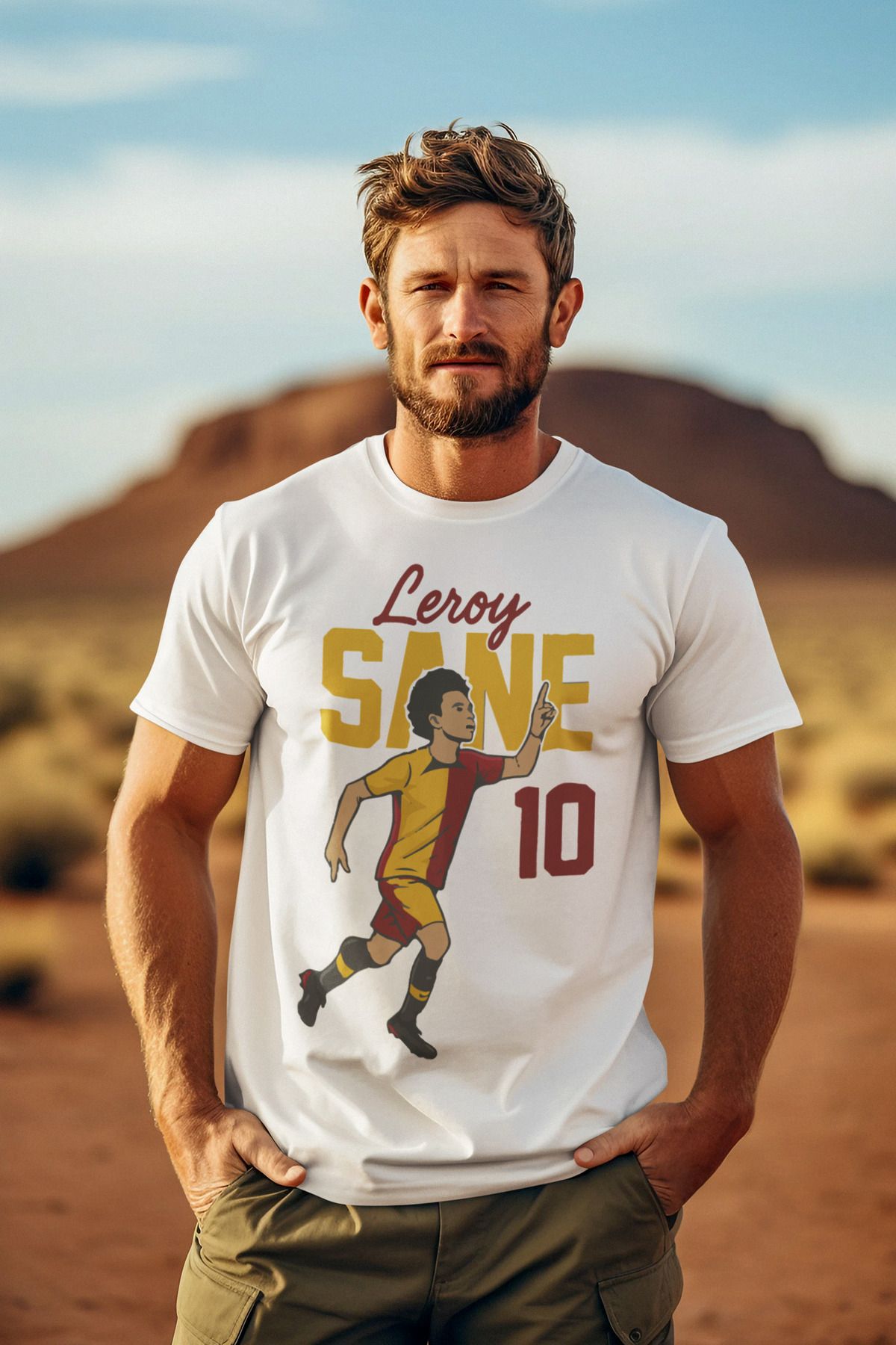 Biy Store Galatasaray lorey Sane karikatür forma futbol baskılı unisex kısa kollu erkek tişört kadın tshirt