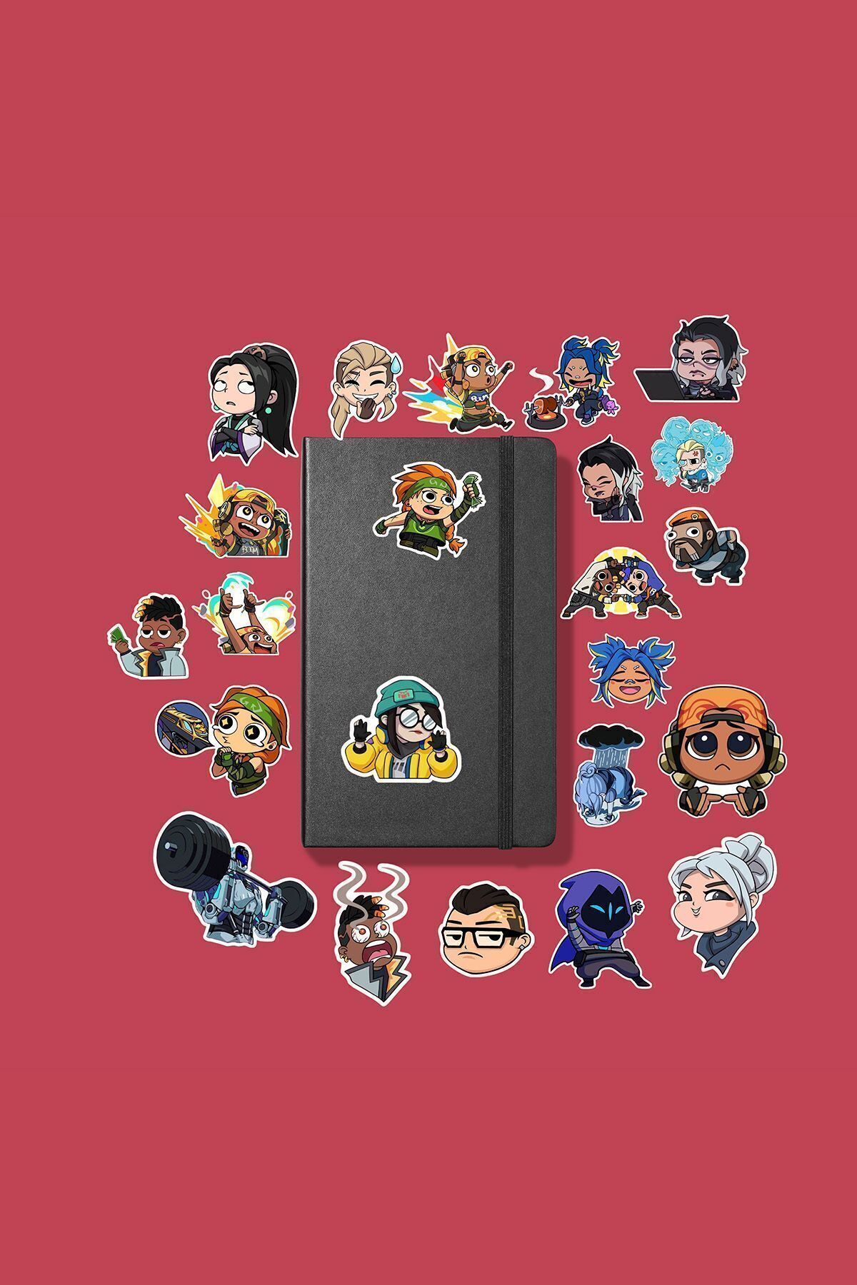 MS Major Selection Valorant Paketi /bullet Journal Defter Çıkartma Ajanda Laptop Etiket