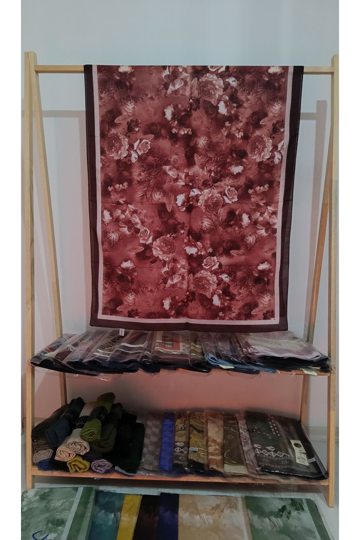 LOSYANA Dijital soft rose model şal