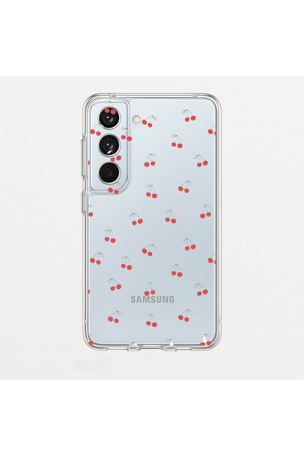 EXS Aksesuar Samsung S24FE Uyumlu Içi Kadife Lansman Silikon Kılıf Kapak