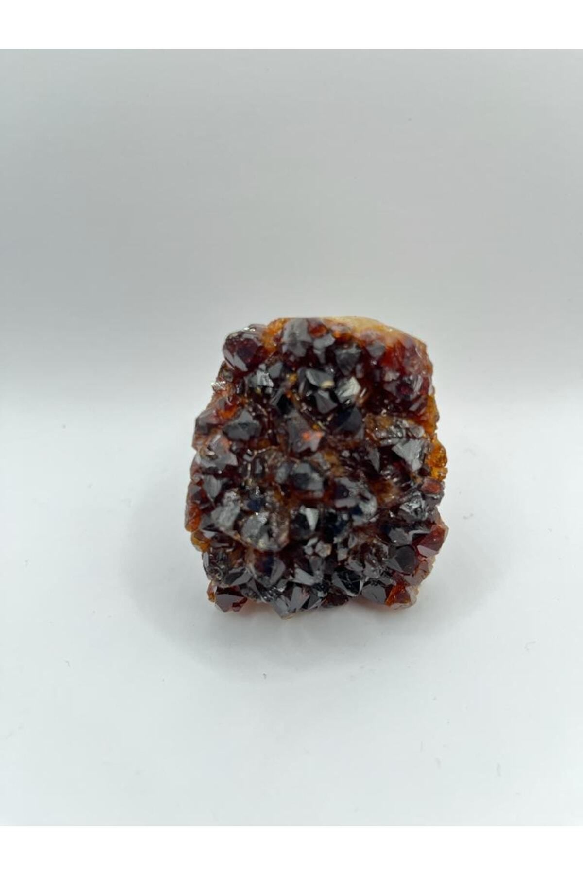 Elioure Doğal Sitrin Ham Kaya Parçası, Dekoratif Obje, 136 Gr, 5x4 Cm