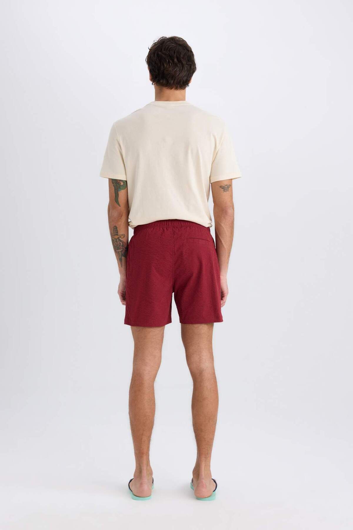 DeFacto-Mesh Lined Short Length Sea Shorts E0945Ax25Hs 6