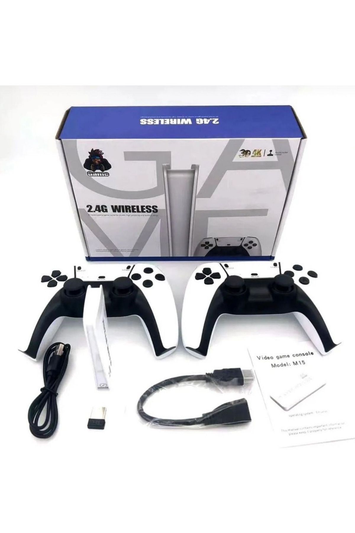 Antin Kuntin M15 4k hd Emuelec Retro Game Stick Atari Oyunları +20000 Oyunlu Konsol Nostalji