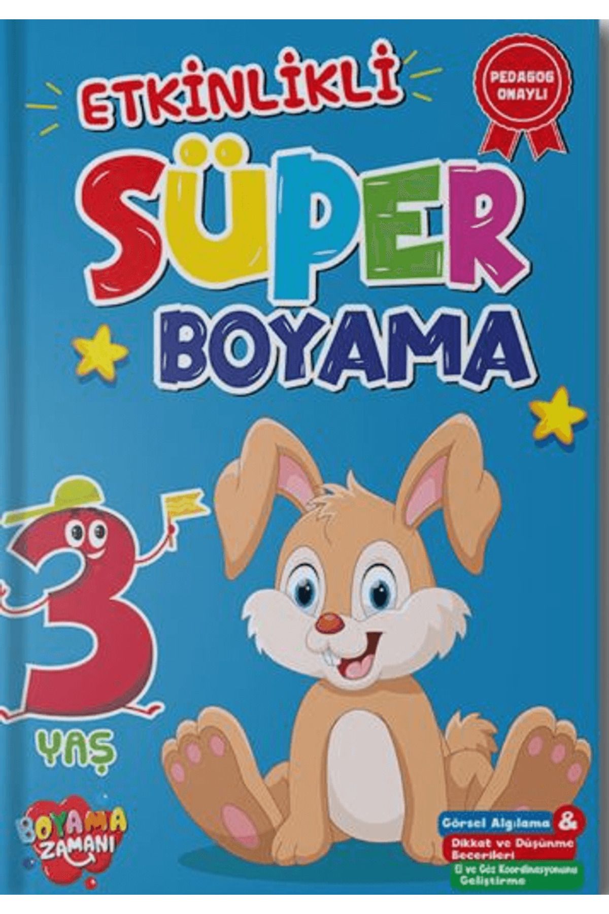 BOYAMA ZAMANI Etkinlikli Süper Boyama - 3 Yaş