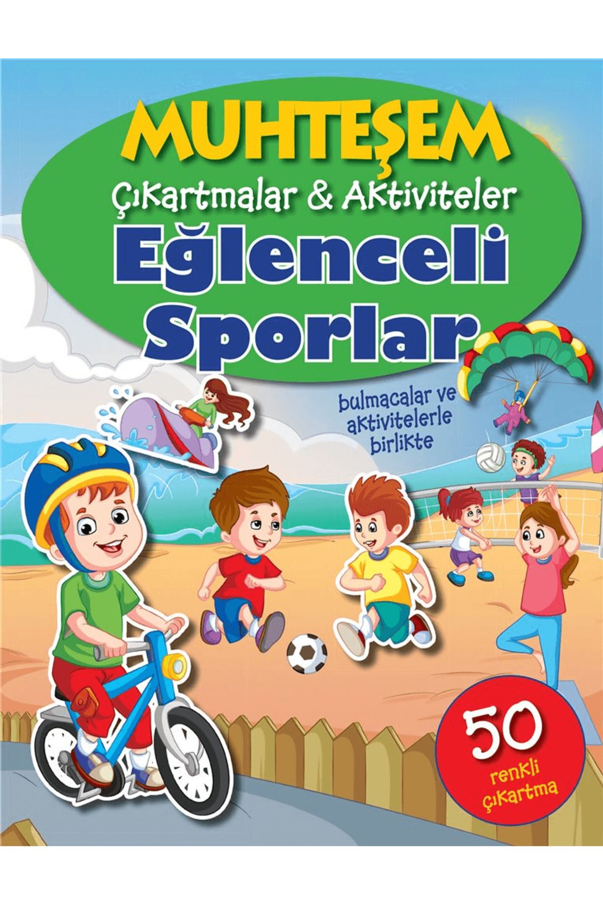 Parıltı Yayınları Eğlenceli Sporlar - Muhteşem Çıkartmalar ve Aktiviteler