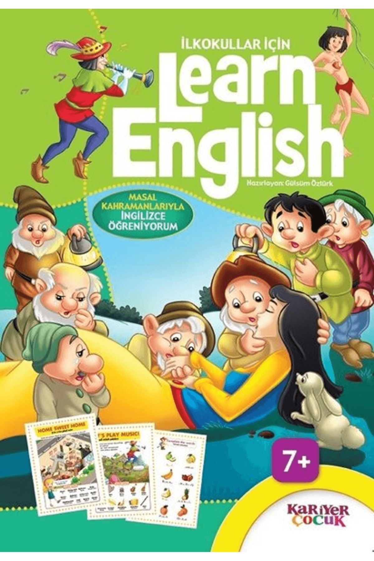 Kariyer Yayınları İlkokullar İçin Learn English (Yeşil)