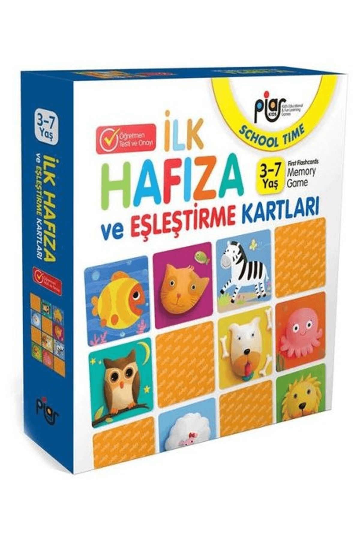 Piar Kids İlk Hafıza ve Eşleştirme Kartları Seti