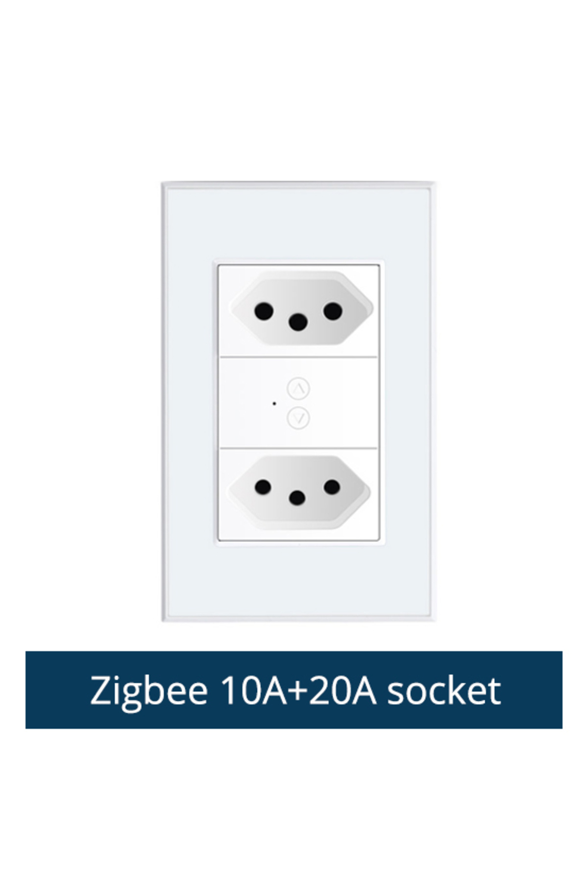 Choice1-10A with 20A Zemismart Zigbee Smart Brazil Socket 10A 20A Outlets Work with Tuya Smart Life App Alex 1