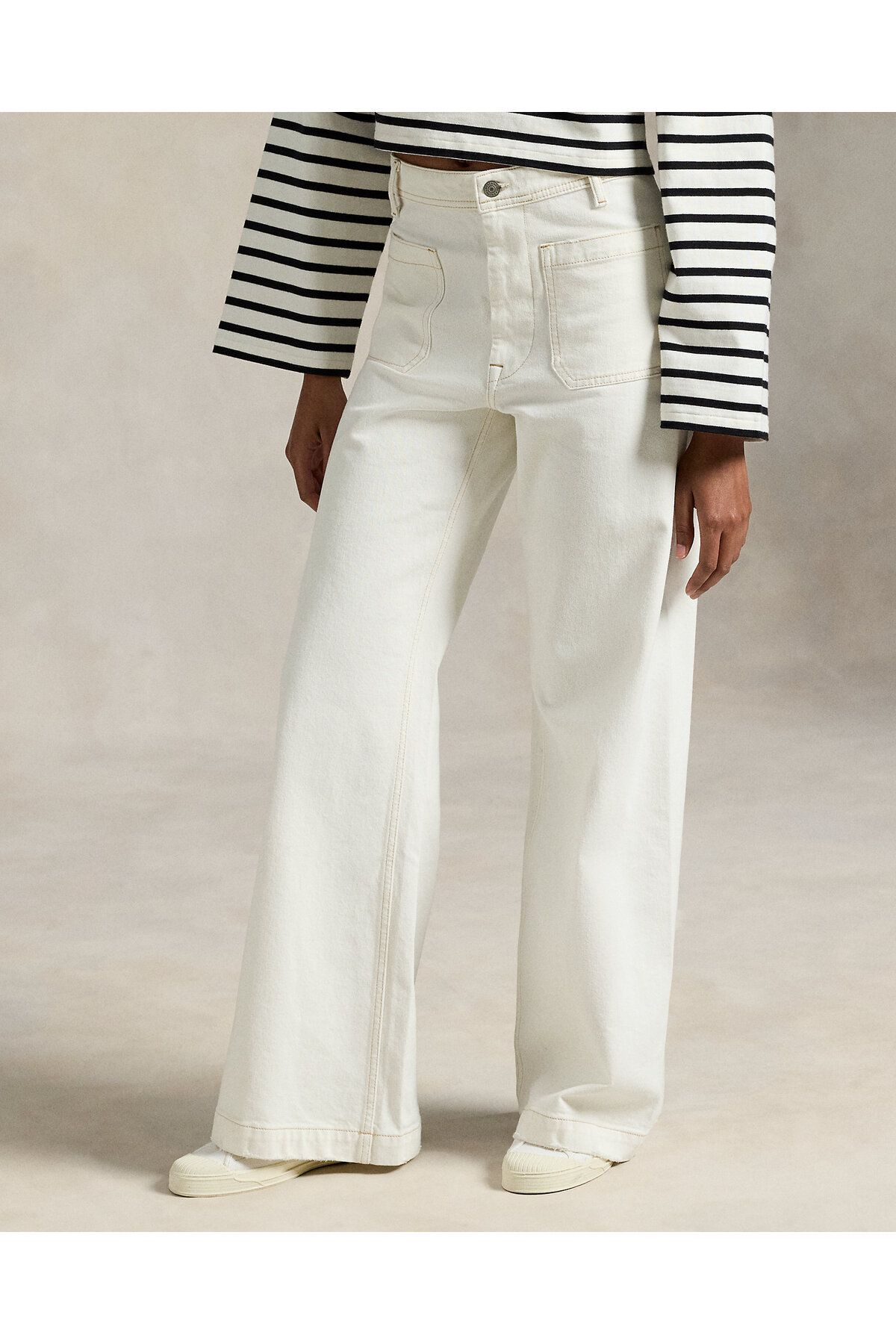 Polo Ralph Lauren Denim Wide-Leg Sailor Pant