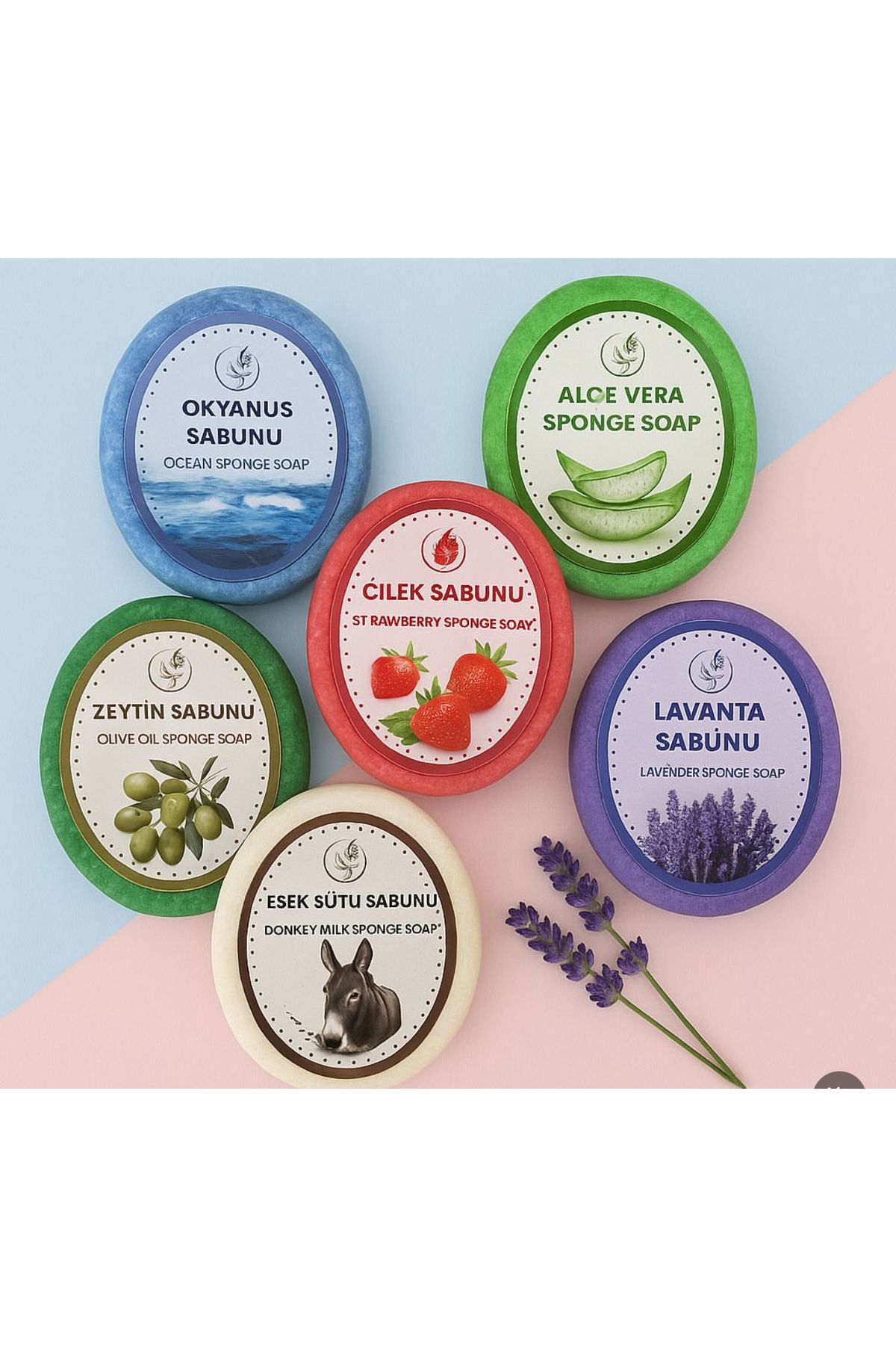 Tatlı Sebep Dr. Cleaning Eşek Sütü Doğal Süngerli Sabun 135 Gr.