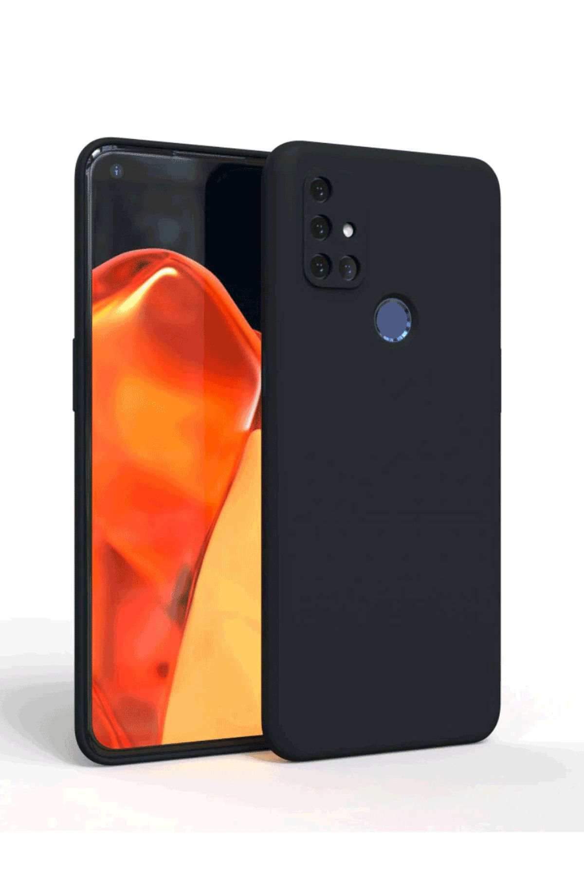 Tılsım Tekno OnePlus Nord N10 5G Kılıf Kamera Korumalı Silikon Rubber Arka Kapak