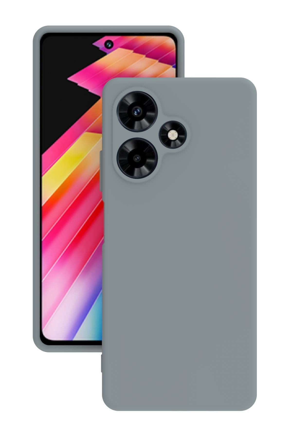 Tılsım Tekno Infinix Hot 30 Play Kılıf Kamera Korumalı Silikon Rubber Arka Kapak