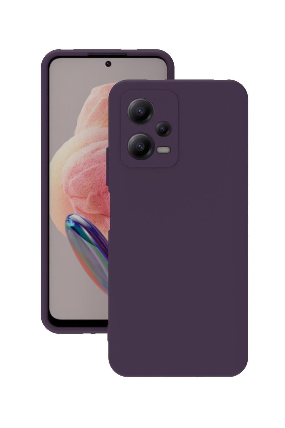 Tılsım Tekno Xiaomi Redmi Note 12 5G Kılıf Kamera Korumalı Silikon Rubber Arka Kapak