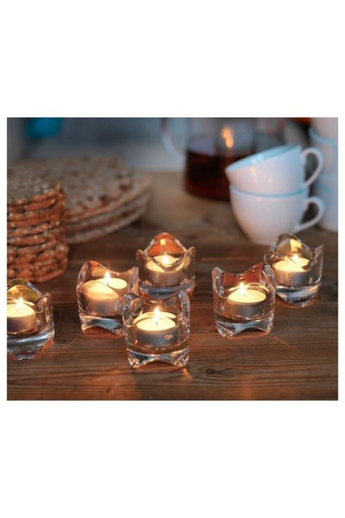Elioure Beyaz 3,8 cm 100'lü Tealight Mumlar, şık ve ekonomik aydınlatma seçeneği