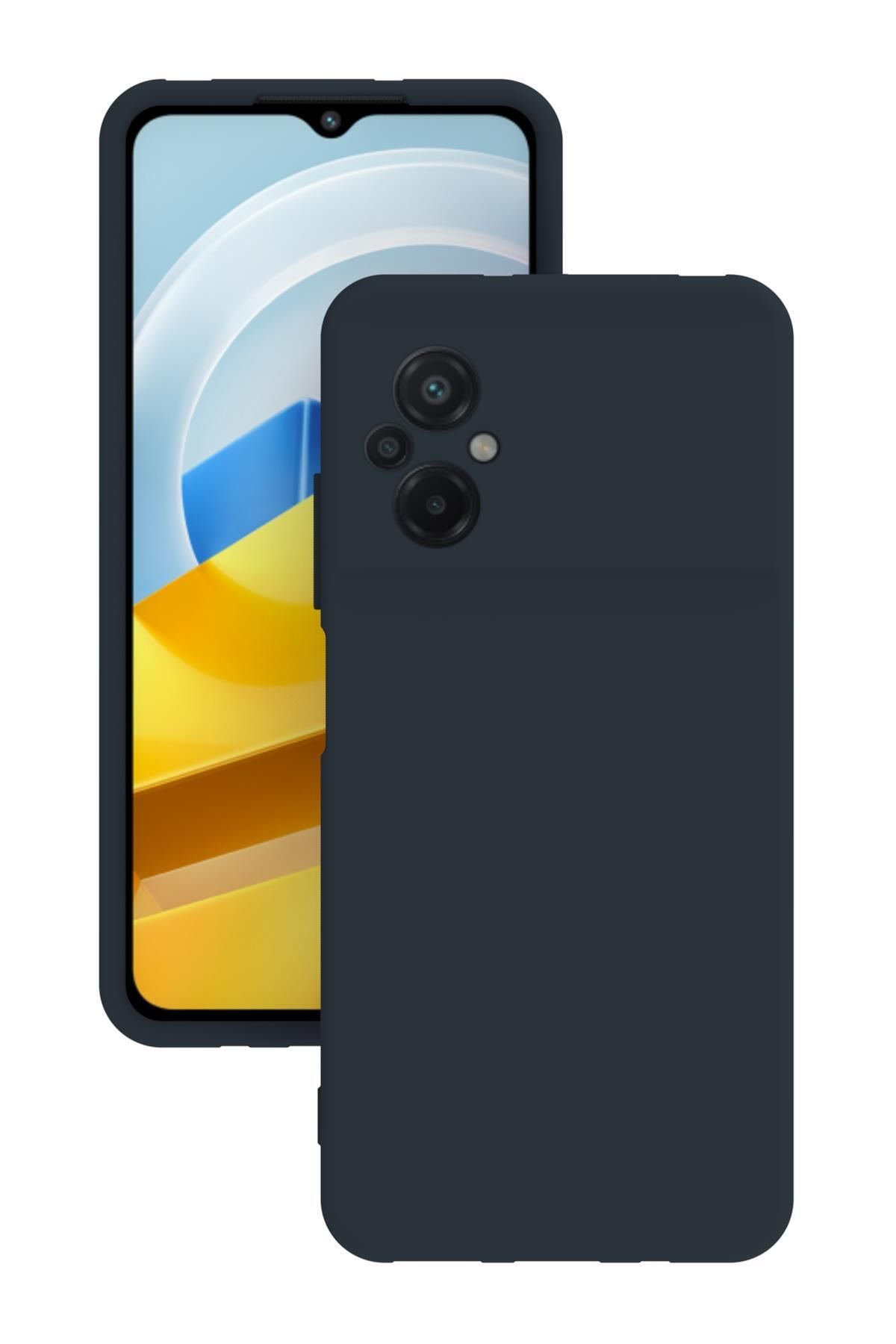 Tılsım Tekno Xiaomi Poco M5 Kılıf Kamera Korumalı Silikon Rubber Arka Kapak