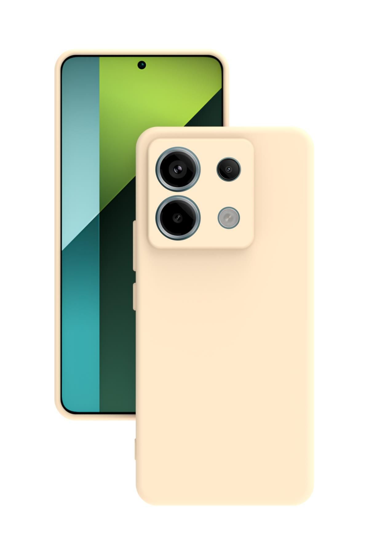 Tılsım Tekno Xiaomi Redmi Note 13 Pro 5G Kılıf Kamera Korumalı Silikon Rubber Arka Kapak