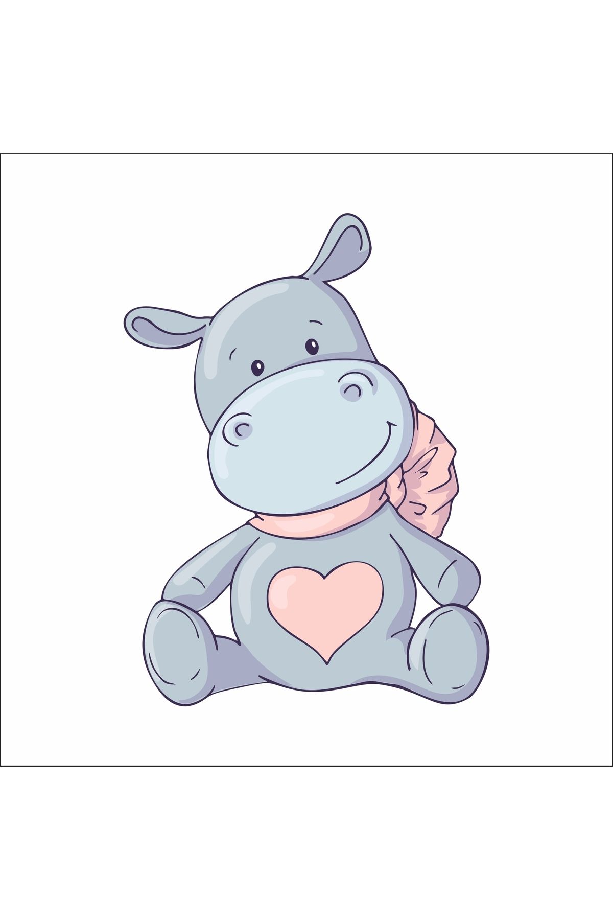 Reysa Tasarım Sevimli Su aydırı Sticker
