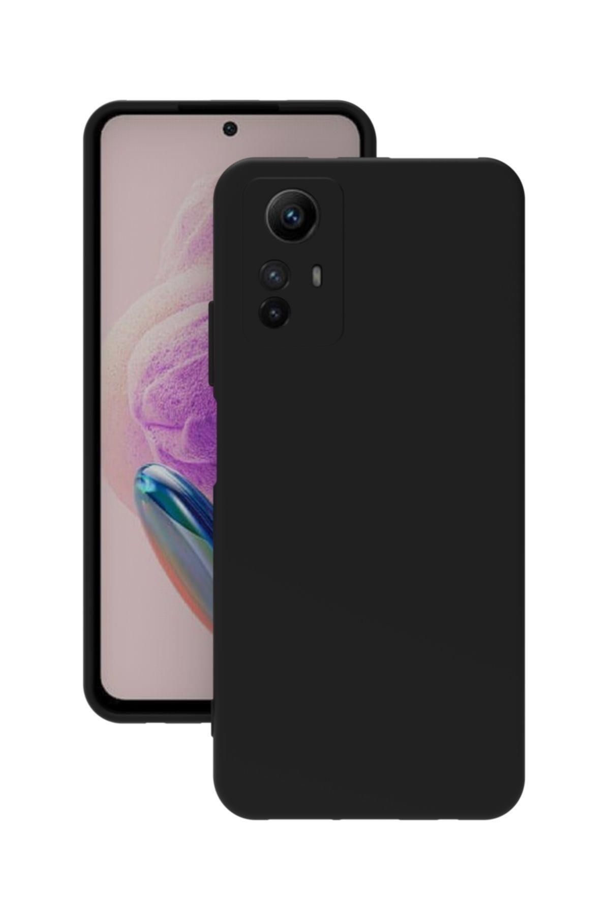 Tılsım Tekno Xiaomi Redmi Note 12s Kılıf Kamera Korumalı Silikon Rubber Arka Kapak