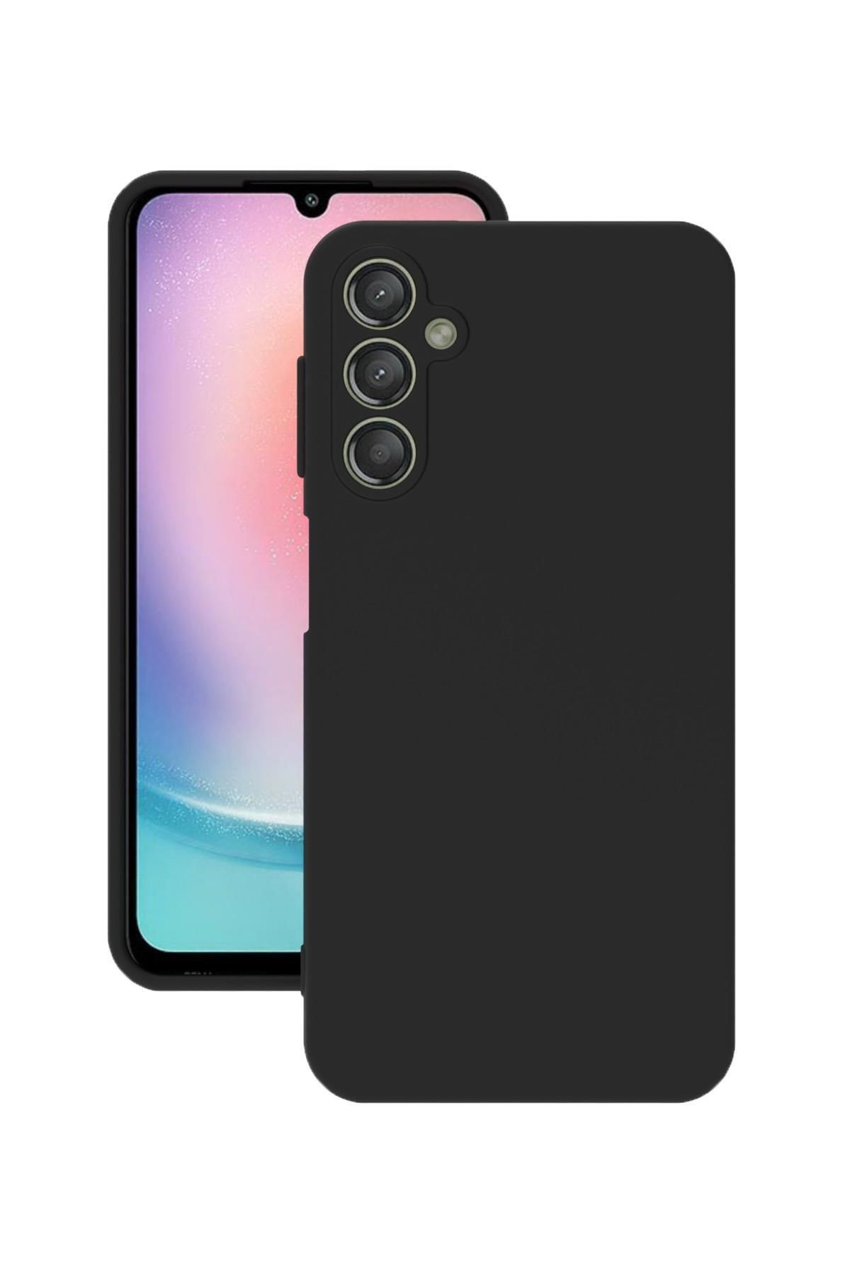 Tılsım Tekno Samsung Galaxy A24 Kılıf Kamera Korumalı Silikon Rubber Arka Kapak