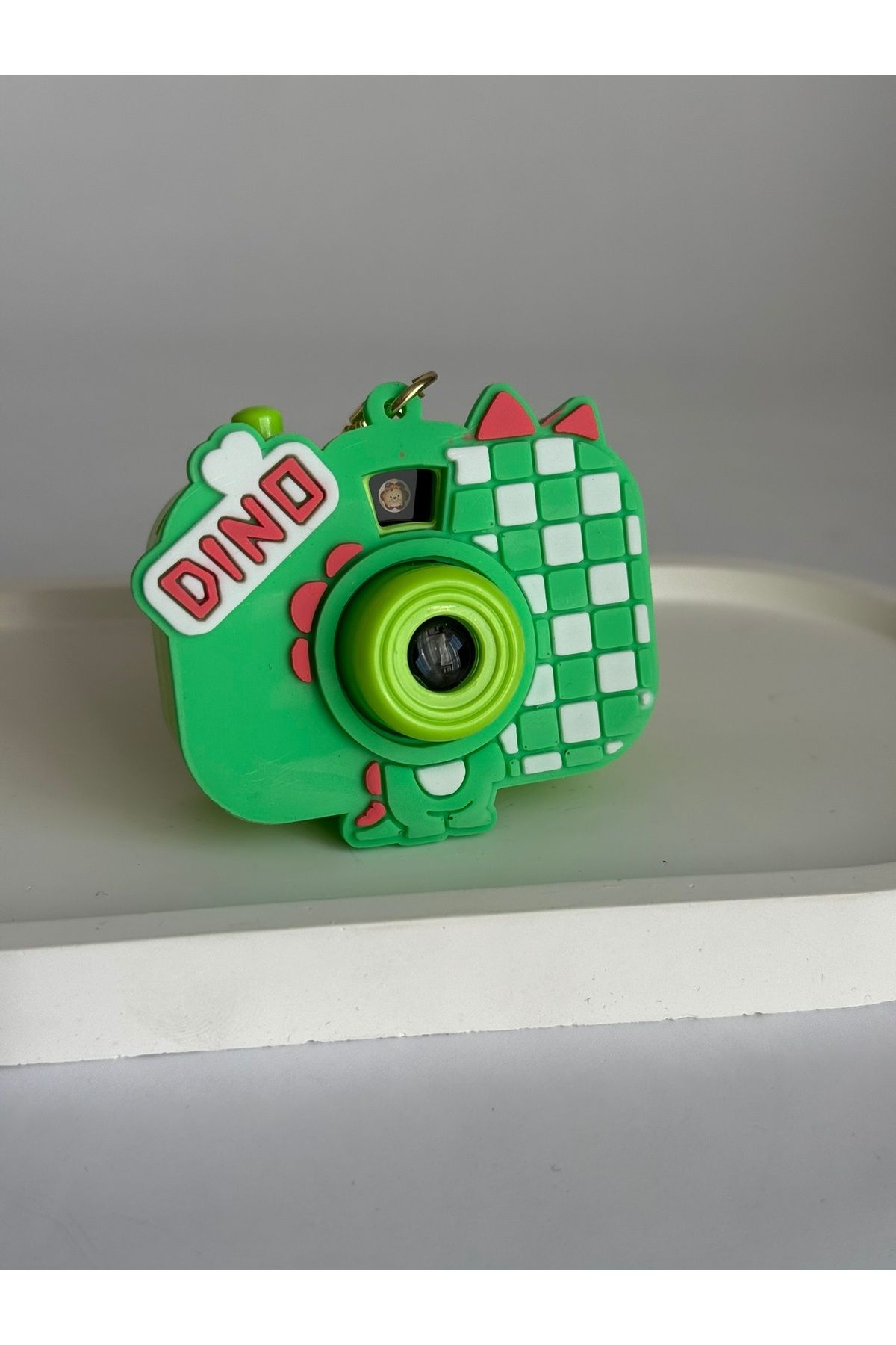 PileaD DİNO KARAKTERLİ DUVARA YANSITMALI FOTOĞRAF MAKİNESİ ANAHTARLIK ÇANTA SÜSÜ OYUNCAK