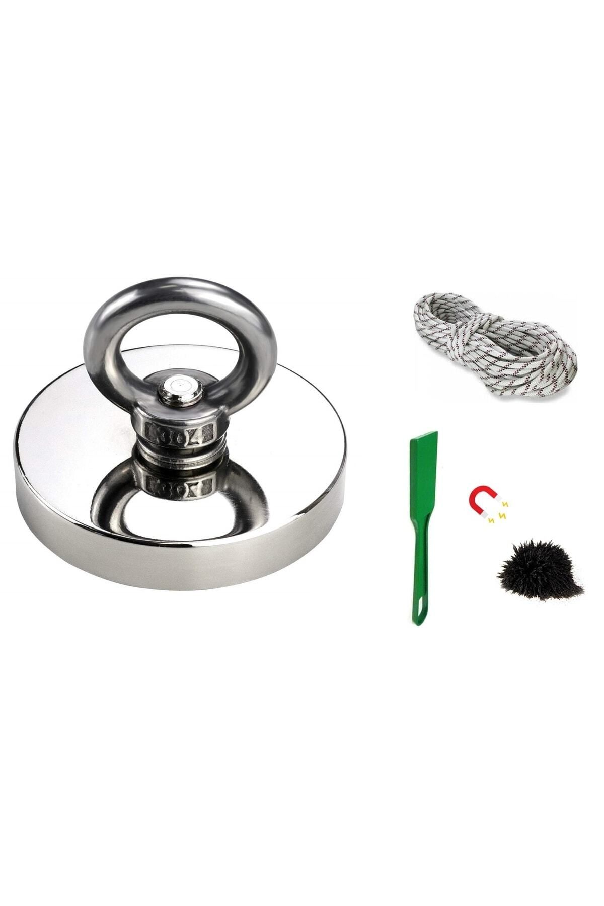 Elioure 60mm Neodyum Mıknatıs Seti, Halatlı ve Çok Amaçlı Magnet Çubuk
