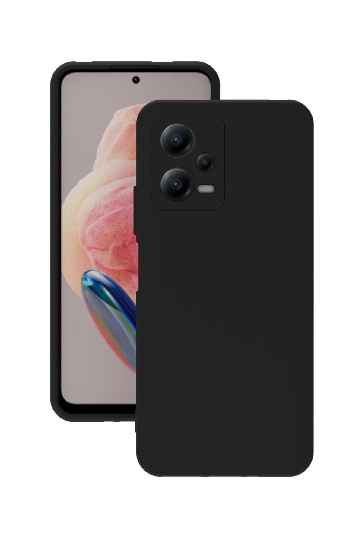 Tılsım Tekno Xiaomi Redmi Note 12 5G Kılıf Kamera Korumalı Silikon Rubber Arka Kapak