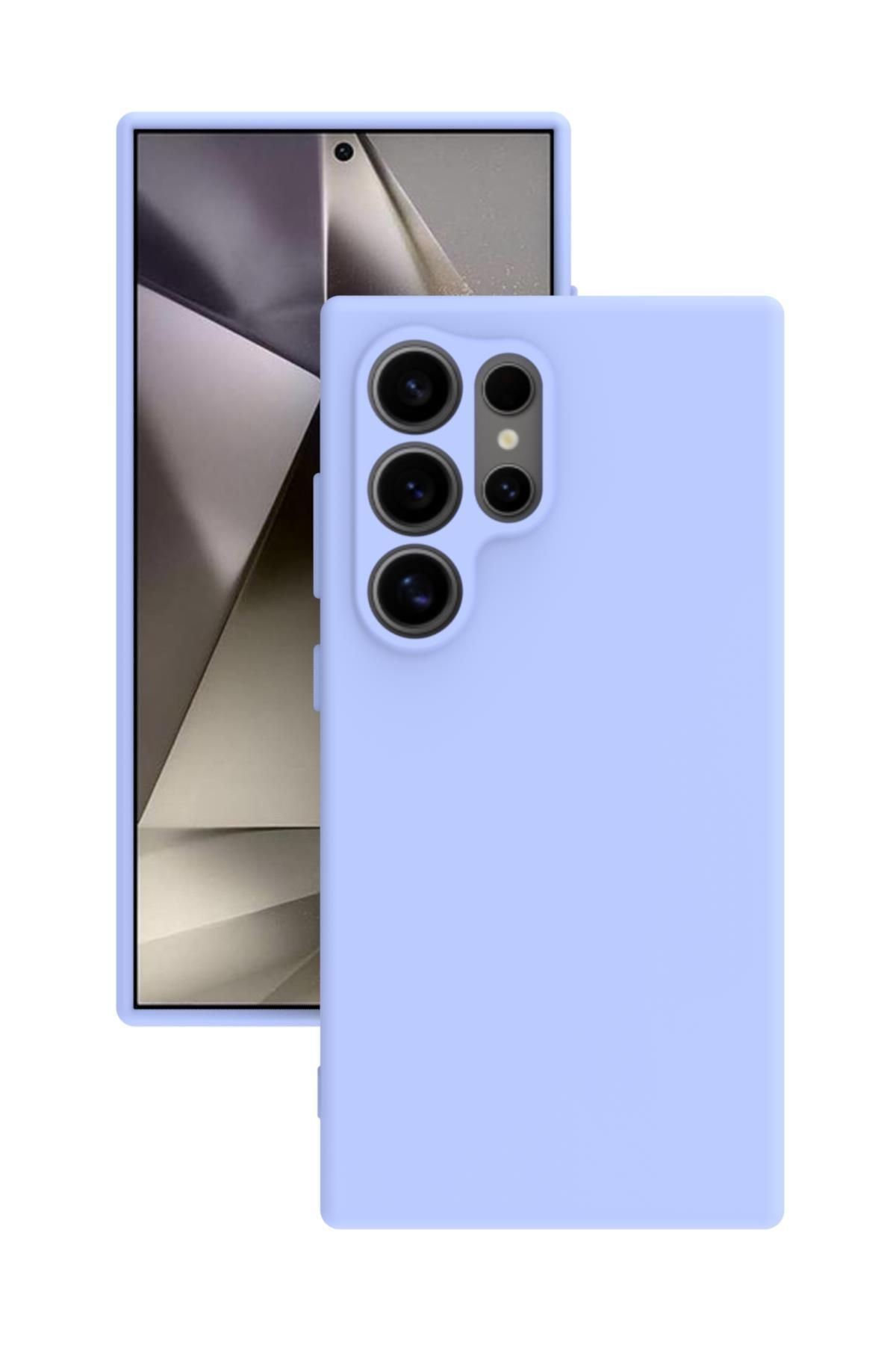Tılsım Tekno Samsung Galaxy S24 Ultra Kılıf Kamera Korumalı Silikon Rubber Arka Kapak