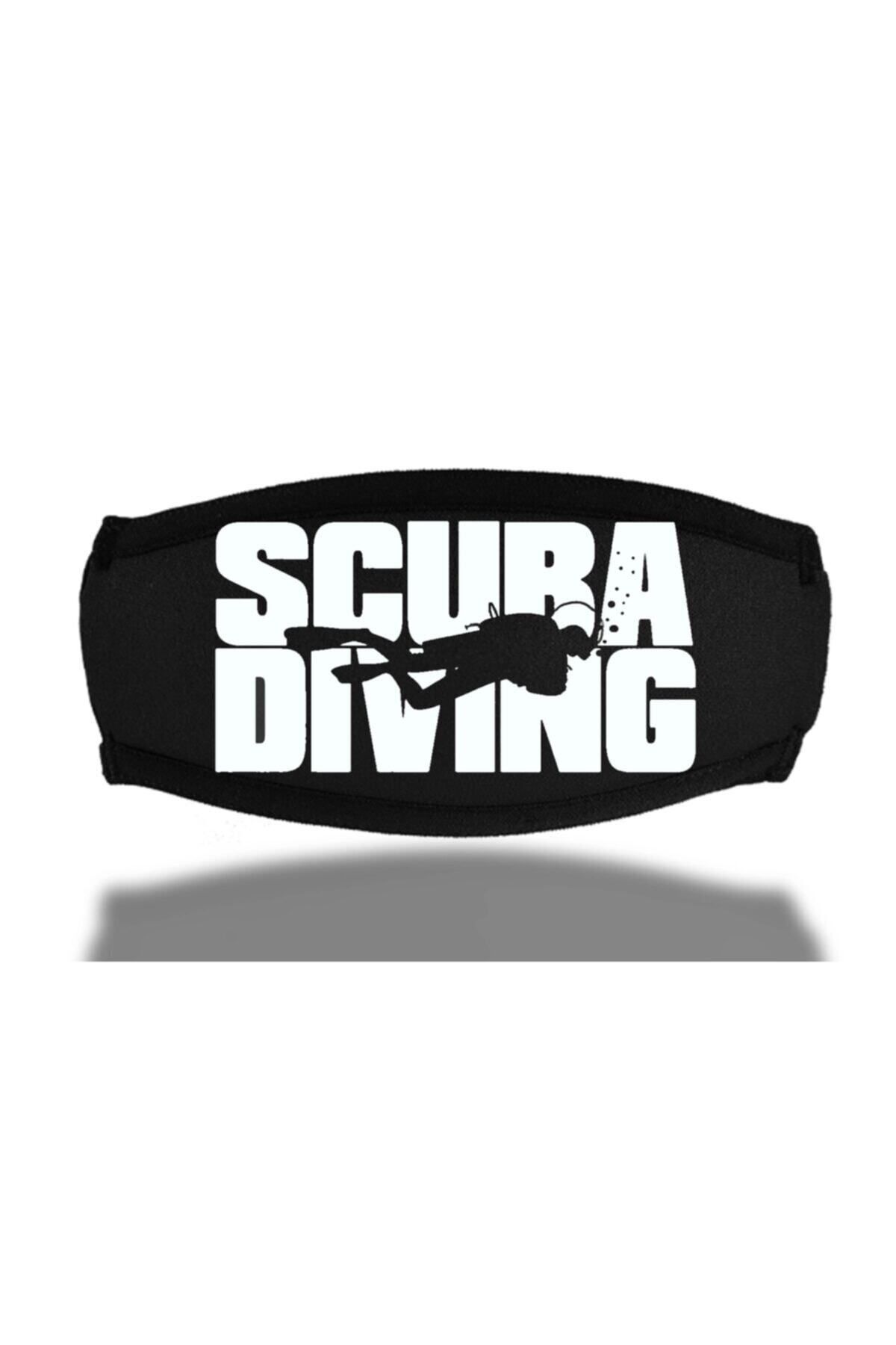 teknotrust Beyaz Scuba Dalış Maskesi Bandı, Konforlu ve Güvenli Kullanım