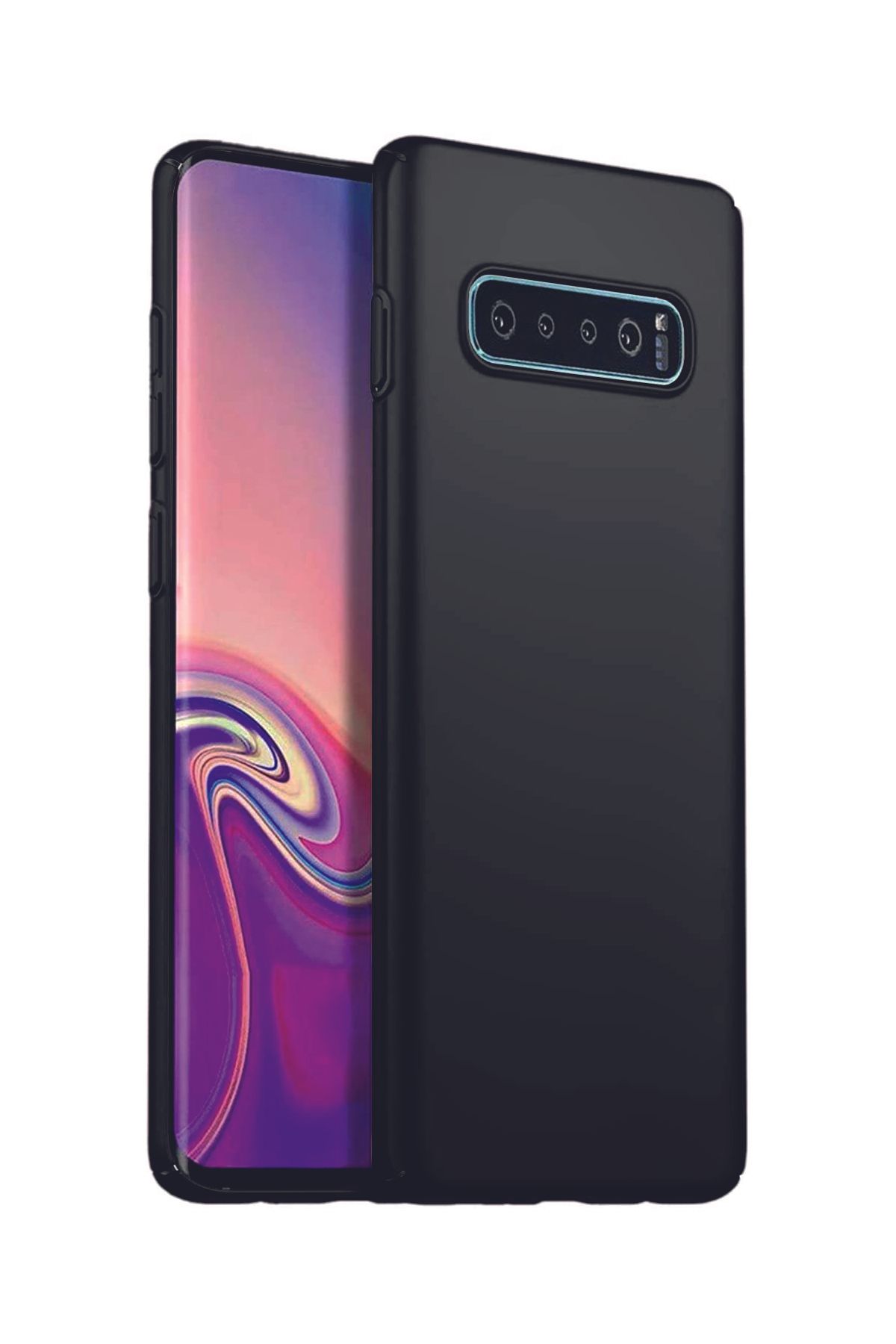 Tılsım Tekno Samsung Galaxy S10 Kılıf Kamera Korumalı Silikon Rubber Arka Kapak