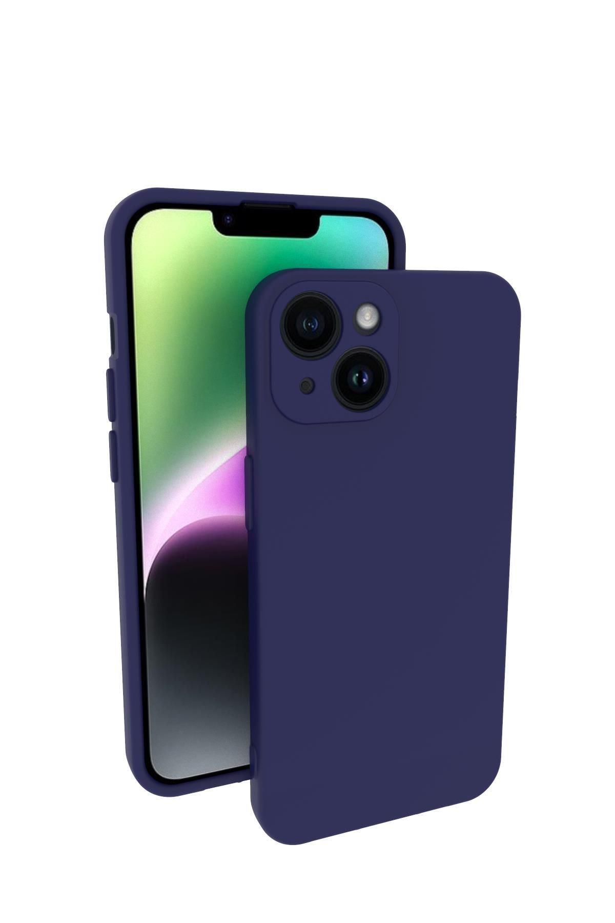 Tılsım Tekno iPhone 14 Plus Kılıf Kamera Korumalı Silikon Rubber Arka Kapak