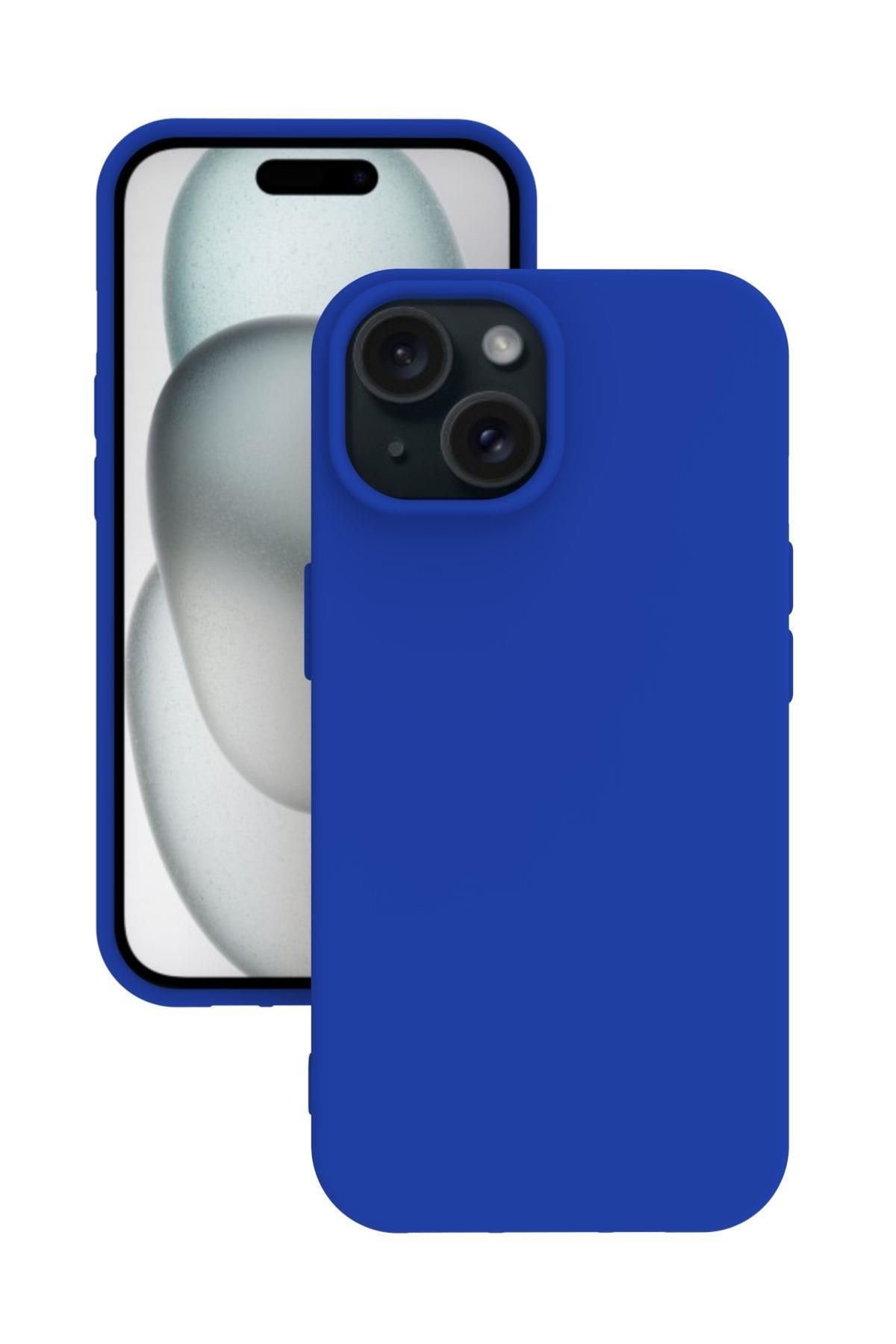 Tılsım Tekno iPhone 15 Plus Kılıf Kamera Korumalı Silikon Rubber Arka Kapak