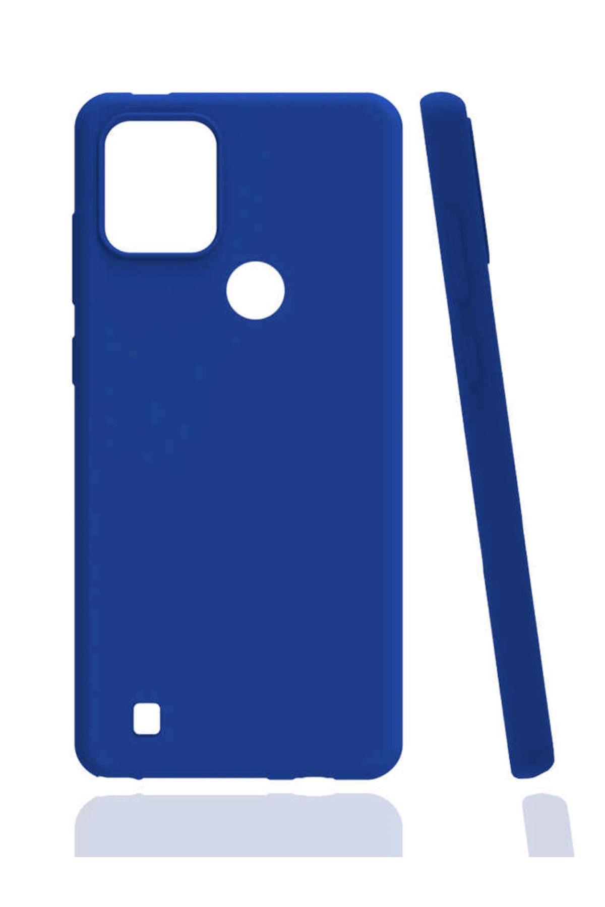 Tılsım Tekno Realme C21Y Kılıf Kamera Korumalı Silikon Rubber Arka Kapak