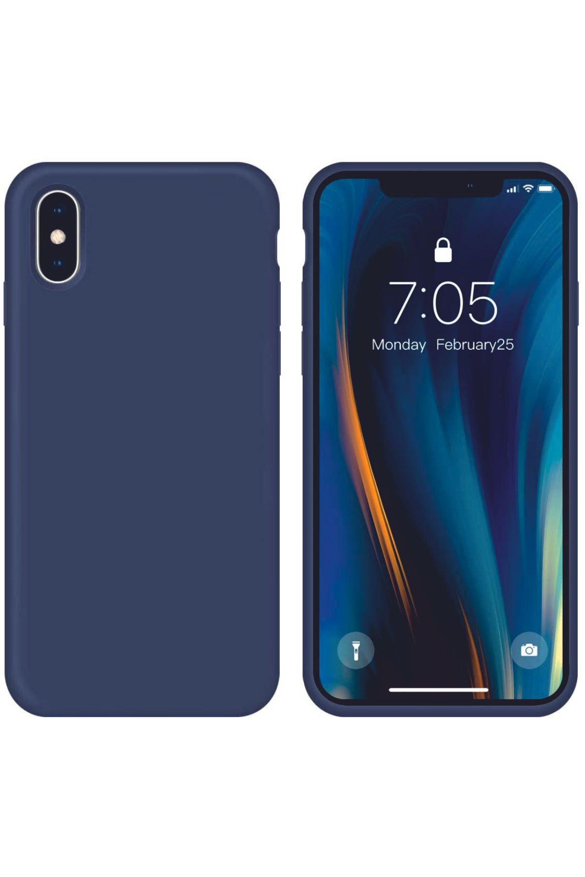 Tılsım Tekno iPhone XS Kılıf Kamera Korumalı Silikon Rubber Arka Kapak
