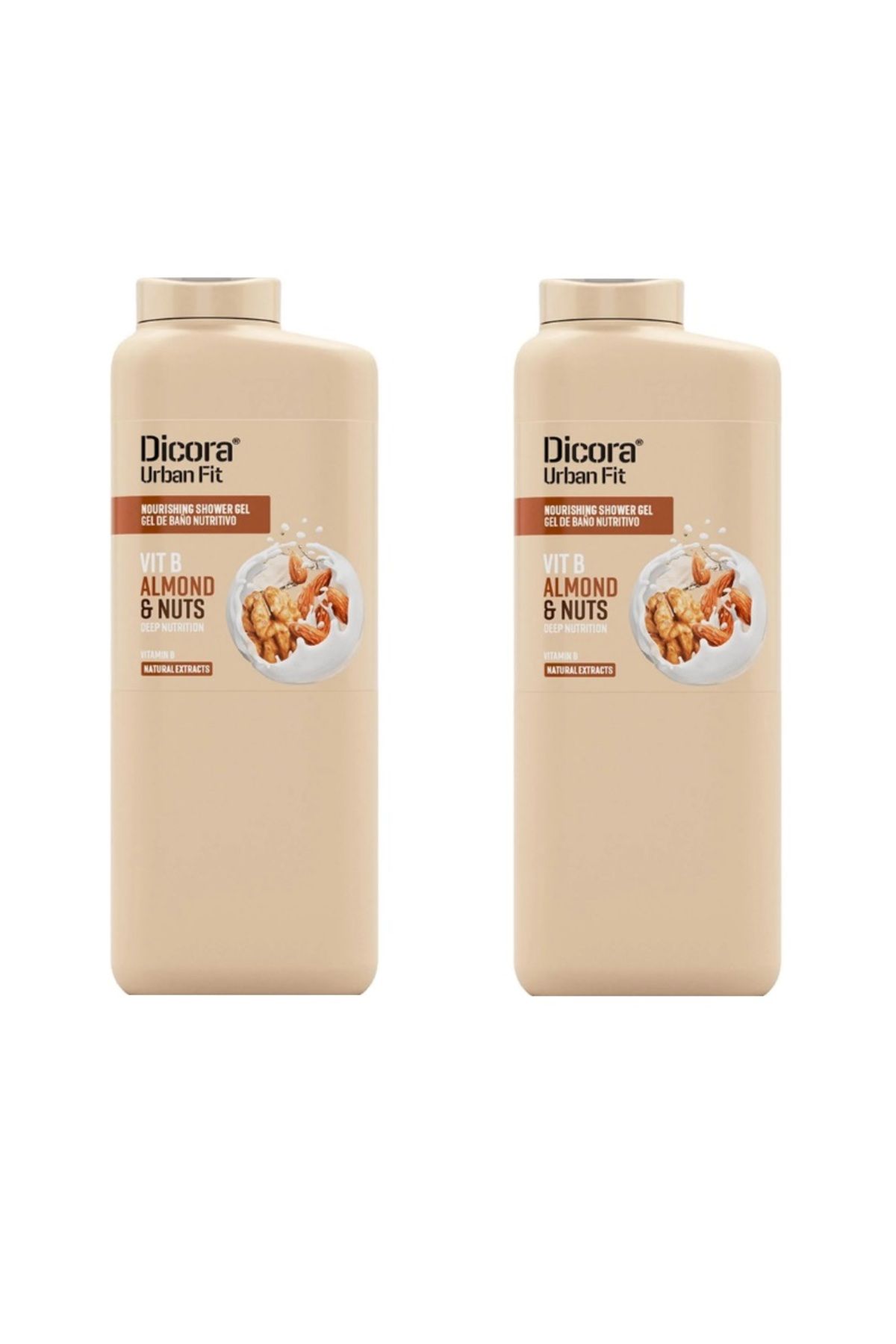 DICORA URBAN FIT Badem ve Fındık B Vitaminli Duş Jeli 400 ml x 2 Adet