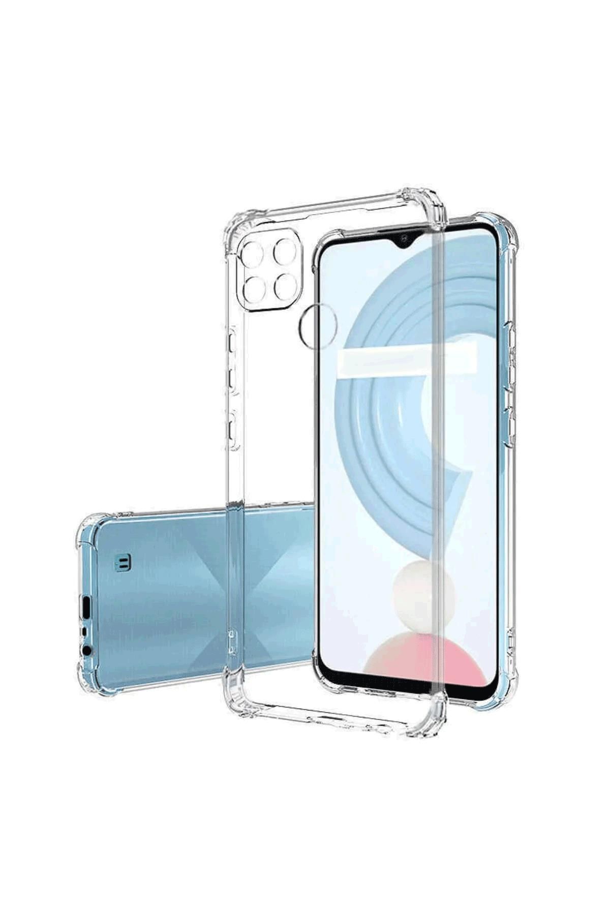 Tılsım Tekno Realme C21Y Kılıf Kamera Korumalı Silikon Rubber Arka Kapak