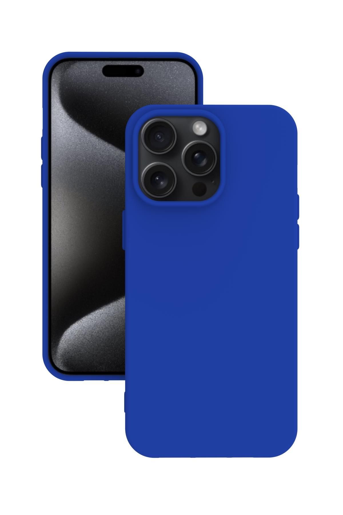 Tılsım Tekno iPhone 15 Pro Kılıf Kamera Korumalı Silikon Rubber Arka Kapak