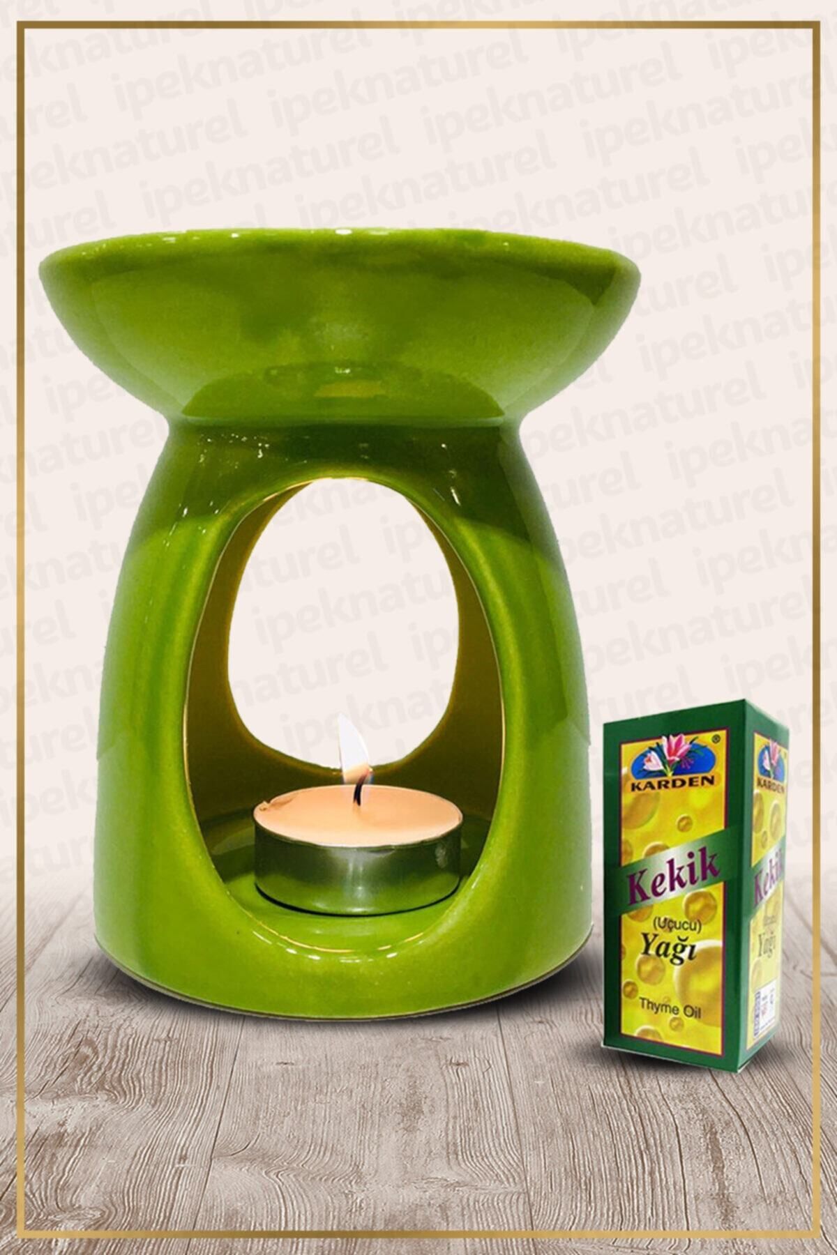 Elioure Yeşil Kekik Esansı Buhurdanlık ile Ferahlatıcı Aromalar