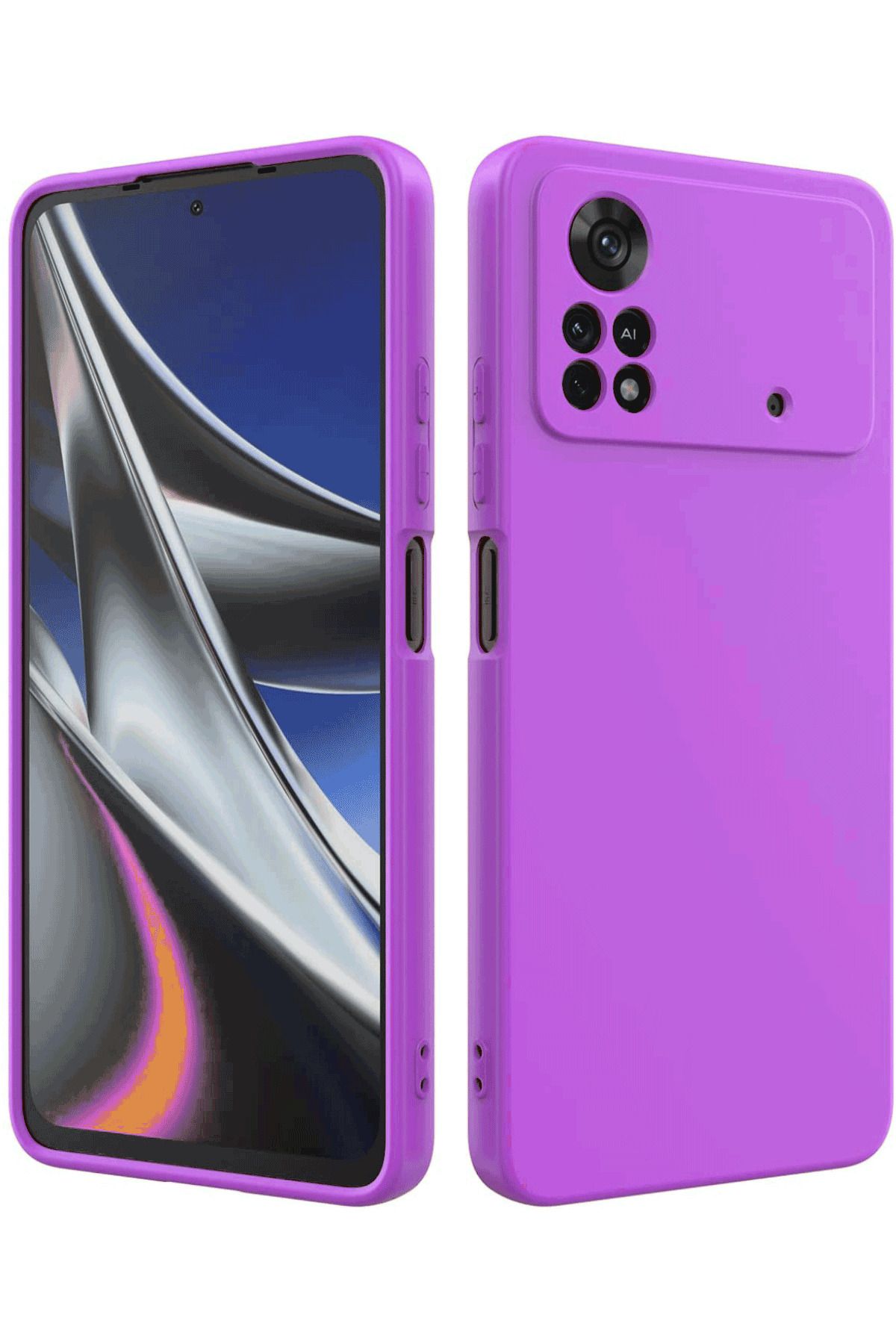 Tılsım Tekno Xiaomi Poco X4 Pro 5G Kılıf Kamera Korumalı Silikon Rubber Arka Kapak