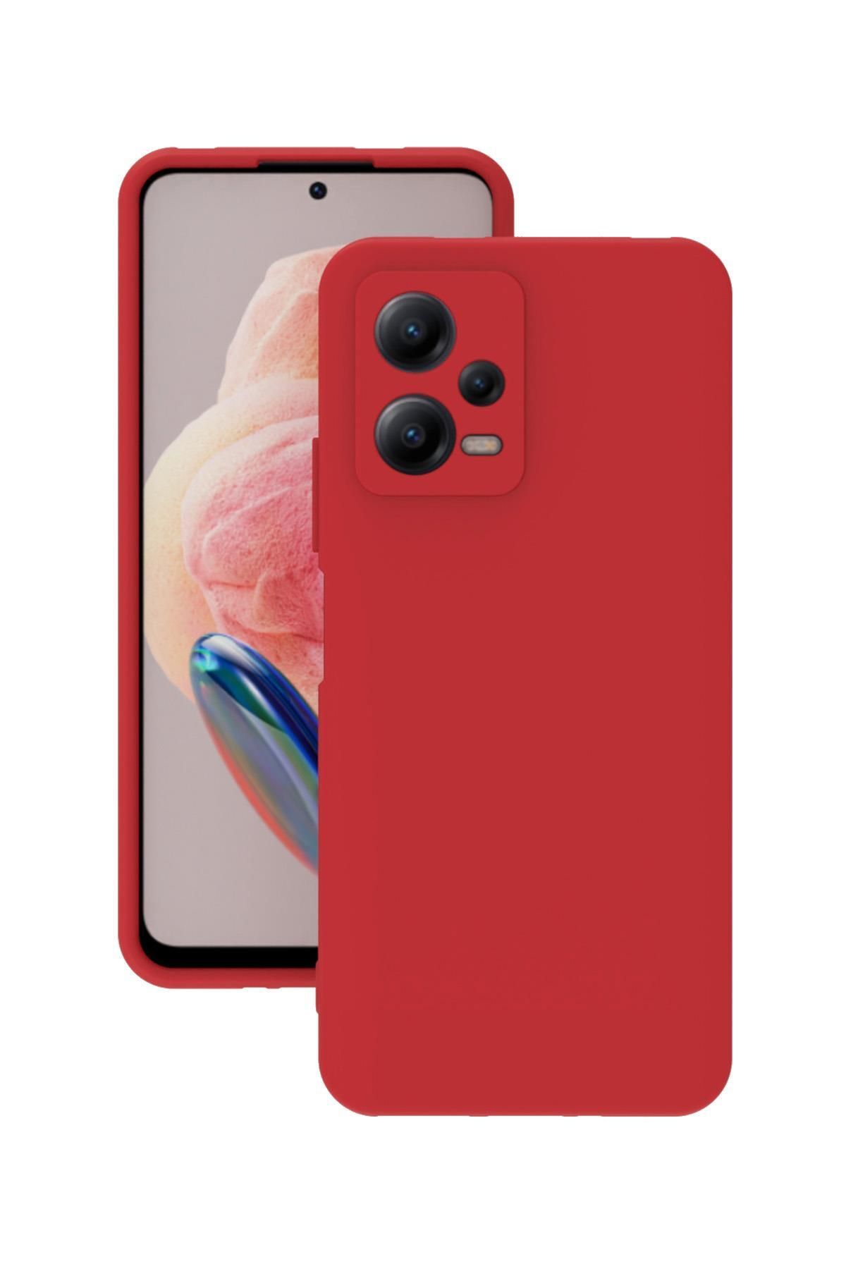 Tılsım Tekno Xiaomi Redmi Note 12 5G Kılıf Kamera Korumalı Silikon Rubber Arka Kapak