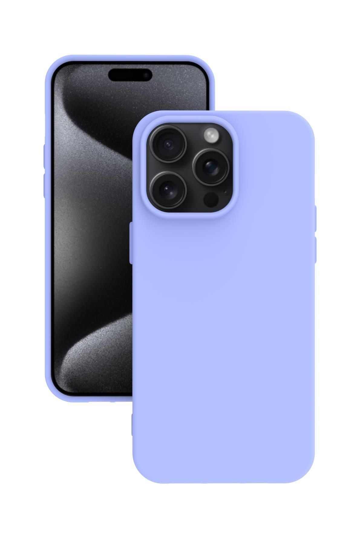 Tılsım Tekno iPhone 15 Pro Kılıf Kamera Korumalı Silikon Rubber Arka Kapak