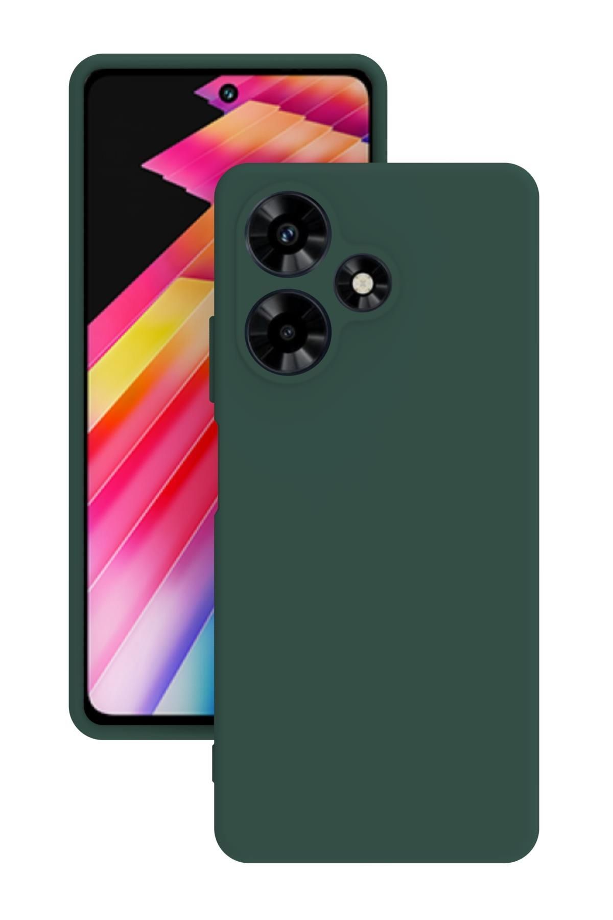 Tılsım Tekno Infinix Hot 30 Play Kılıf Kamera Korumalı Silikon Rubber Arka Kapak
