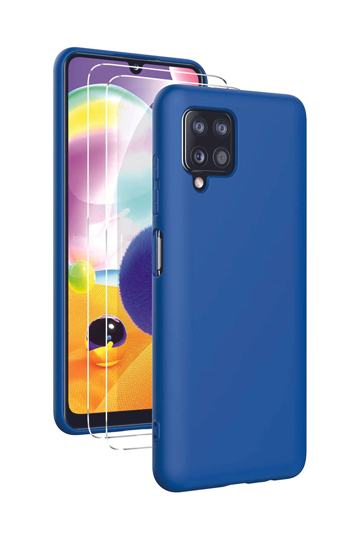 Tılsım Tekno Samsung Galaxy M32 Kılıf Kamera Korumalı Silikon Rubber Arka Kapak